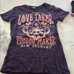 Love Taker Voodoo Maker Kids T-Shirt - Dark Purple
